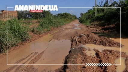 Mutirão para tapar buracos na Estrada do Aurá
