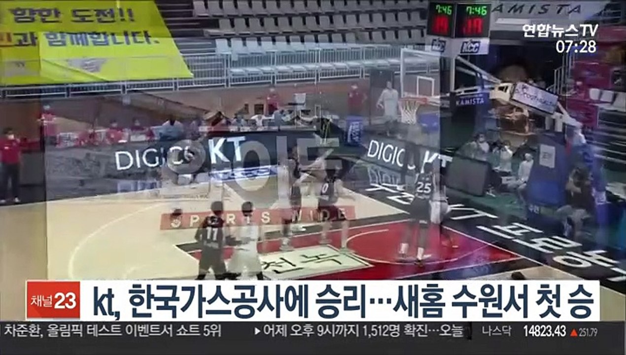 kt, 한국가스공사에 승리…새홈 수원서 첫 승
