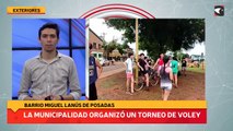 La municipalidad organizó un torneo de voley