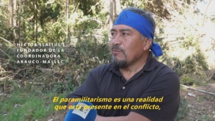 Líder mapuche lamenta el paramilitarismo en el conflicto de Chile