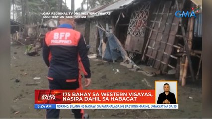 175 bahay sa Western Visayas, nasira dahil sa habagat | UB