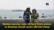 Malabar exercise: India, US Navy Chiefs embark on American aircraft carrier USS Carl Vinson