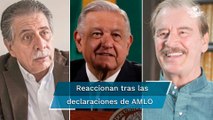 Vicente Fox y Jesús Ortega responden a AMLO por señalamientos en la mañanera por Dos Bocas