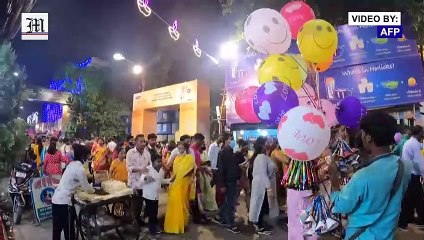 Indian festival crowds return as Covid horrors fade