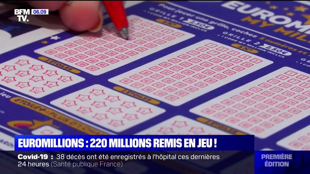 Euromillions: la FDJ met en jeu 220 millions d'euros ce vendredi 15 octobre