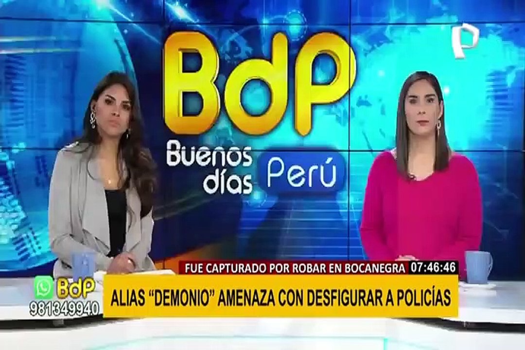 Capturan a peligroso delincuente alias “El Demonio de Bocanegra”