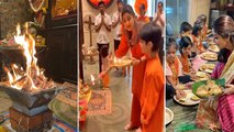 Navratri 2021 : Shilpa Shetty का Navratri में हवन पूजा का Viral Video । Boldsky