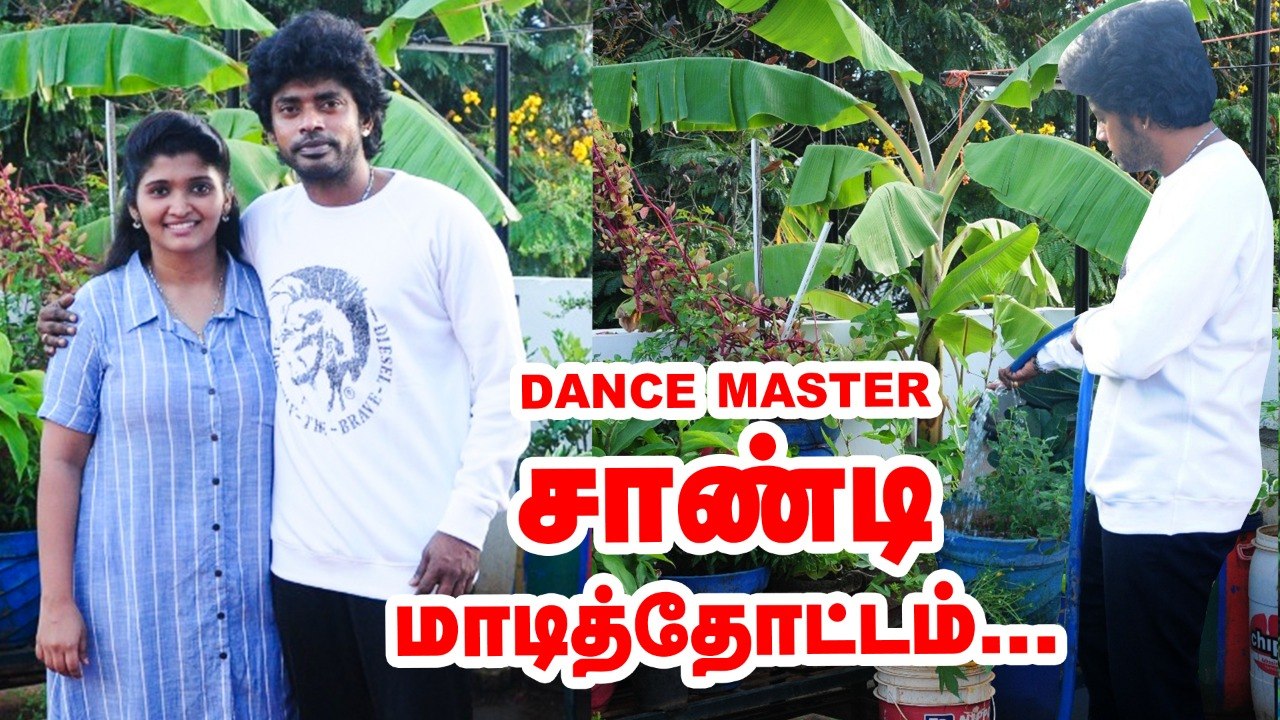 இந்த தோட்டம்தான் எனக்கான      -டான்ஸ் மாஸ்டர் சாண்டி!