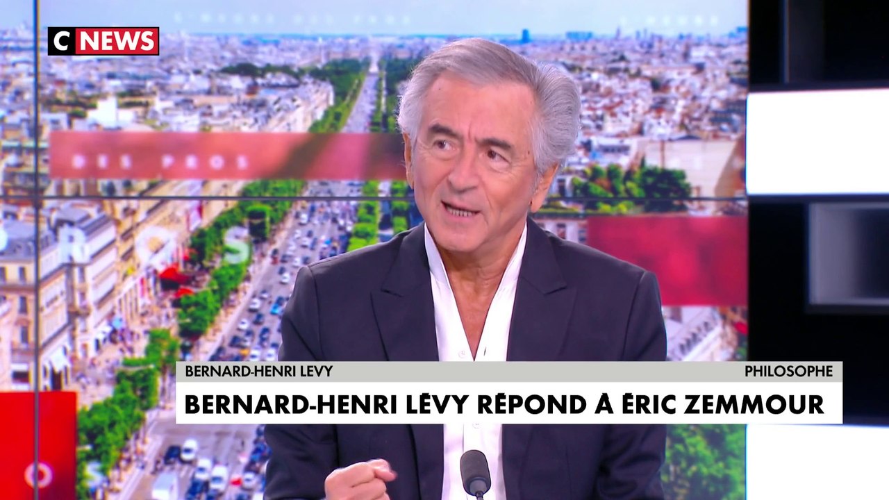 Bernard-Henri Lévy répond à Eric Zemmour, qui l’avait qualifié de «traître» : «C’était un mot calculé, c’était un mot de campagne»
