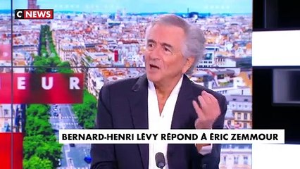 Bernard-Henri Lévy répond à Eric Zemmour qui l'a qualifié de "traître" la veille: "C’était un mot calculé, c’était un mot de campagne"