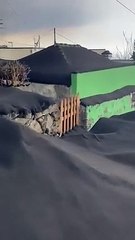 Montanhas de cinzas em La Palma