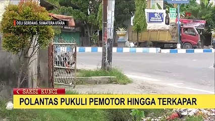 Kejam! Polisi Pukul Pemotor Hingga Terkapar, Korban Luka Memar dan Trauma