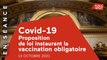 Proposition de lois sur l'obligation vaccinale : débats mouvementés au Sénat (13/10)