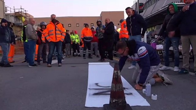 Genova, presidi e blocchi dei lavoratori No Green Pass lavoratori a varco PSA Prà del porto