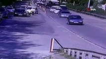 İzmit’te trafik kontrolünden kaçmaya çalışan sürücü, polisi sürükledi