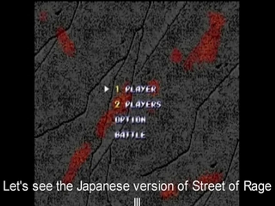 Street of Rage III vs Bare Knuckle III