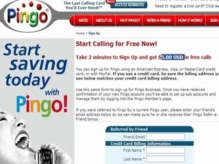 Pingo Calling Cards: Discount Coupon Code