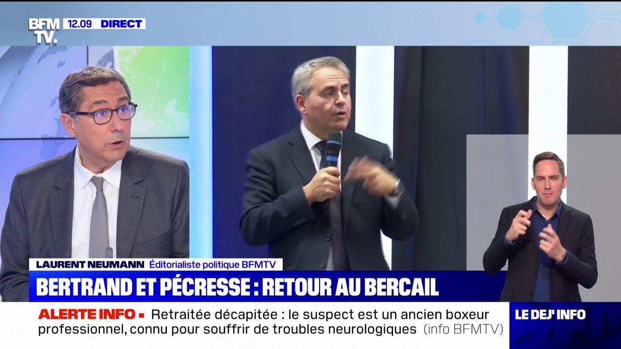 Xavier Bertrand reprend sa carte aux Républicains