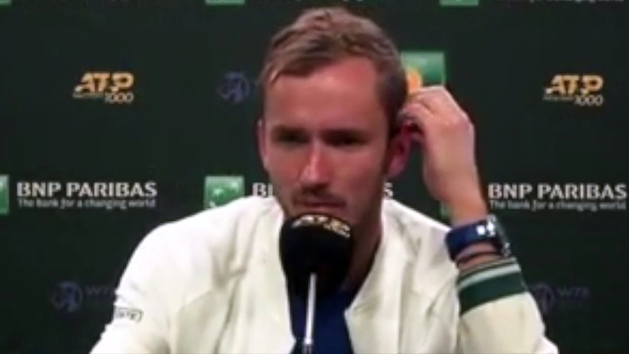 ATP - Indian Wells 2021 - Daniil Medvedev : "To be honest I felt exhausted during this tournament"