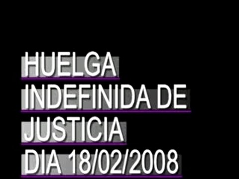 Cartagena. Huelga Justicia. Encierro-desalojo 18-II-08