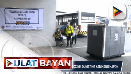 844,800 doses ng AstraZeneca vaccine, dumating kaninang hapon