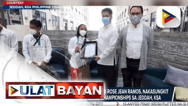 16-anyos Pinay weightlifter na si Rose Jean Ramos, nakasungkit ng dalawang ginto sa IWF Championships sa Jeddah, KSA