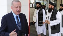 Son Dakika: Cumhurbaşkanı Erdoğan, Taliban'la yapılan görüşmenin detaylarını anlattı: İnsanı yardım talepleri oldu