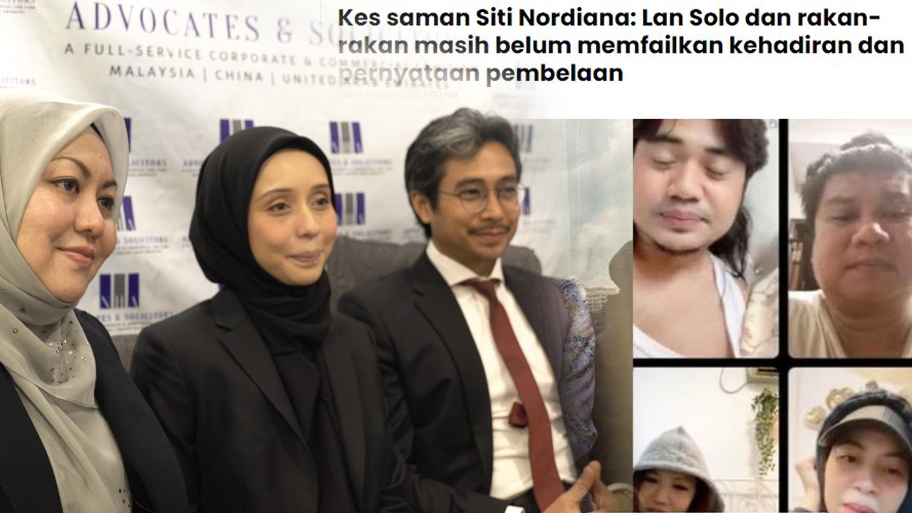 Ini komen peguam defendan kes saman Fitnah Siti Nordiana... percaya kawan-kawan boleh selesai tepi