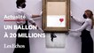 « La Fille au Ballon » autodétruite de Banksy vendue 20 millions d’euros