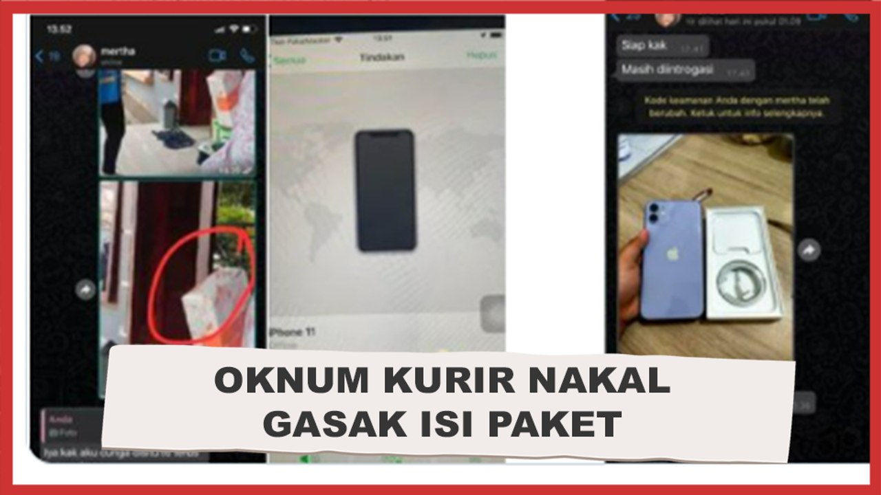 Viral Oknum Kurir Nakal Gasak Isi Paket, Barang yang Diambil Bukan Kaleng-Kaleng