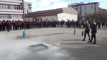 Son dakika haber: Kahramankazan'daki okullarda yangın tatbikatı