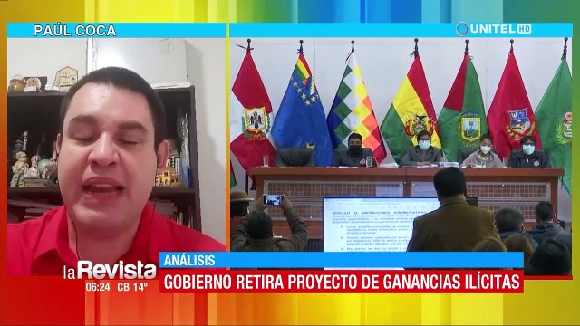 El analista Paul Coca se refiere al retiro de la ley 'antilegitimación'