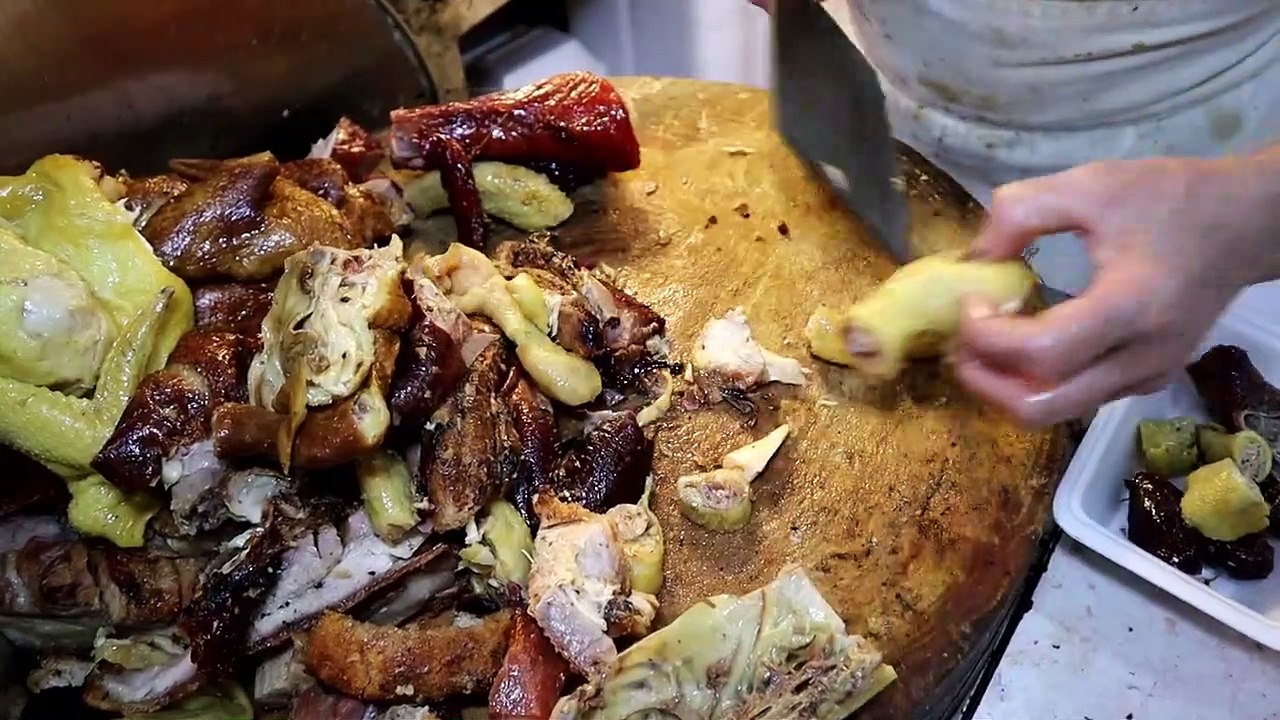 Street Food || ChiNa Food || Hong Kong Street Food Roasted Ducks Roasted Pork SO CHEAP YUMMY .