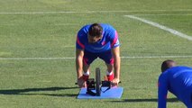 El Atlético de Madrid continúa con sus entrenamientos con la vista puesta en la Champions