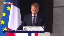 Emmanuel Macron rend hommage à Hubert Germain: 