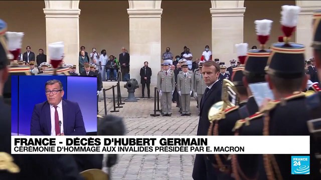 REPLAY : Revivez la cérémonie d'hommage à Hubert Germain aux Invalides