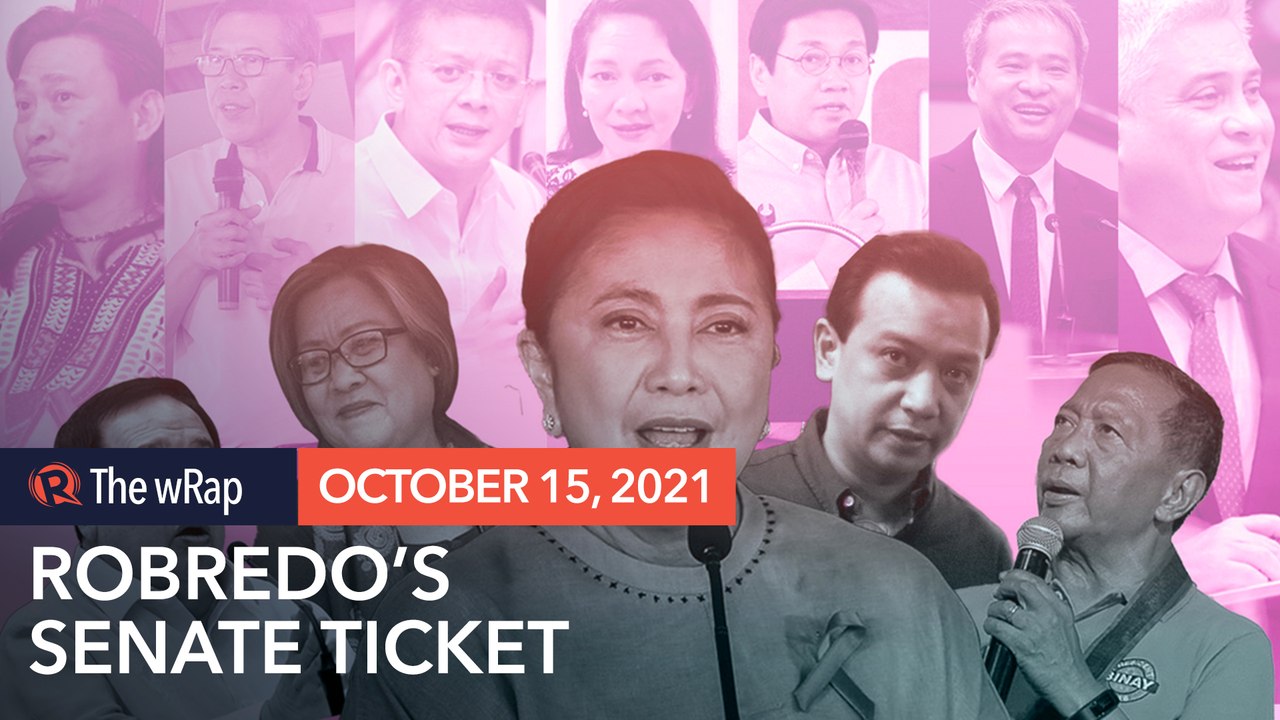 Robredo bares Senate slate, turns foes into allies vs Duterte