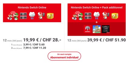 Nintendo Switch Online + Pack additionnel – Bande-annonce de présentation