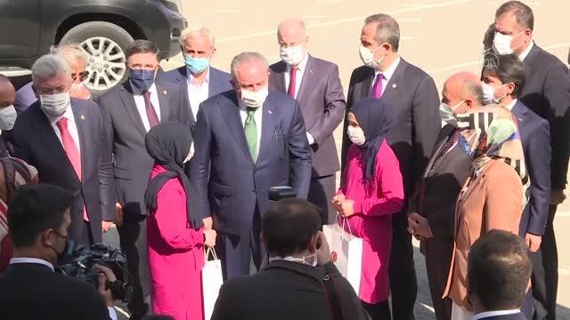 TBMM Başkanı Mustafa Şentop, okul ziyaretinde konuştu