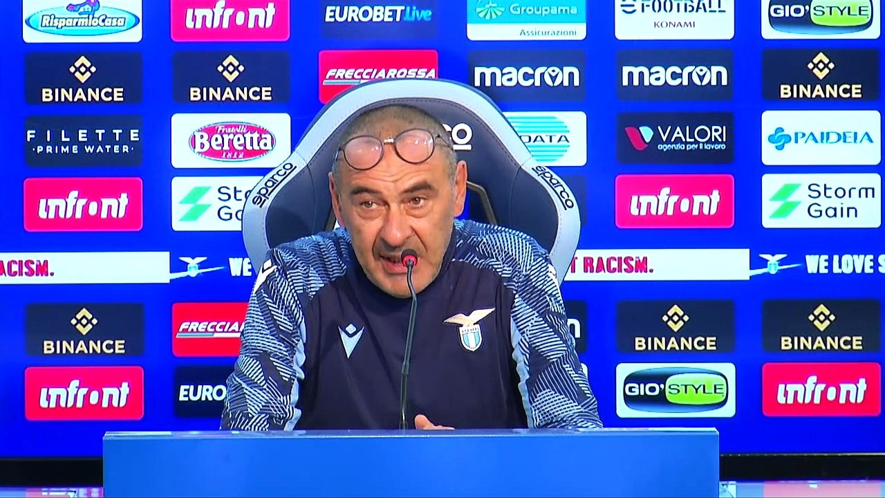 CONFERENZA STAMPA SARRI PRE LAZIO - INTER