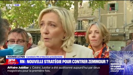 Marine Le Pen, candidate RN: "Je tends la main à tout le monde (...) il faut que l'ensemble de ceux qui croient en la France, se rassemblent"