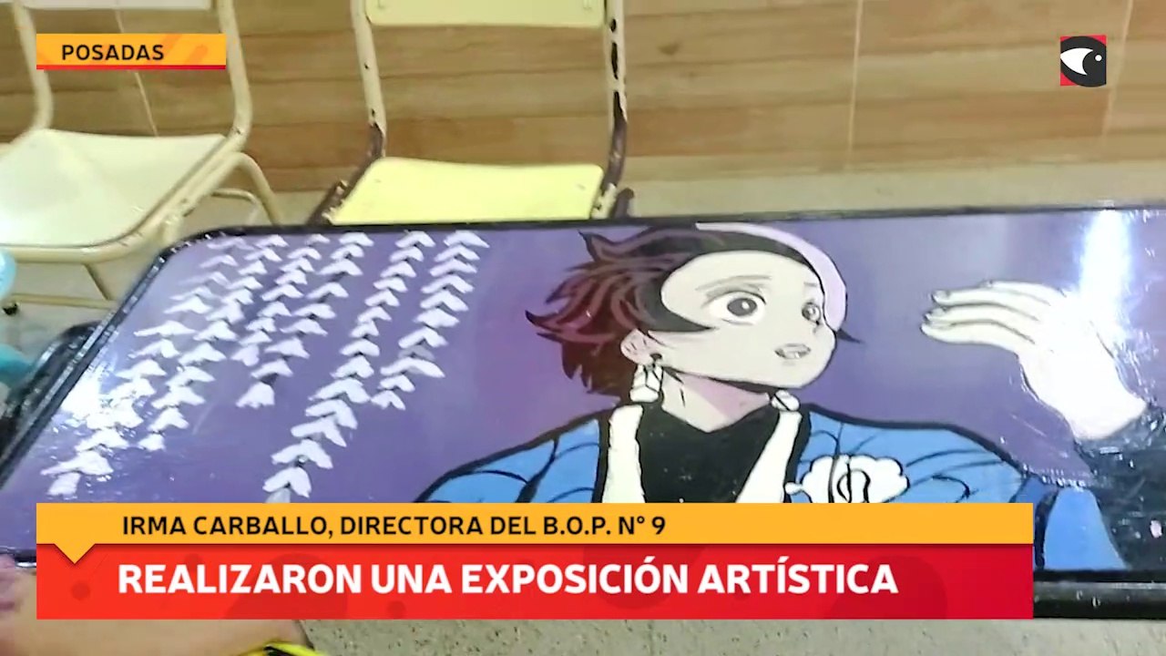Alumnos realizaron una exposición artística