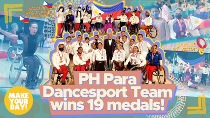 PH Para Dancesport Team wins 19 medals! | Make Your Day