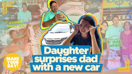 Daughter surprises dad with a new car | Make Your Day