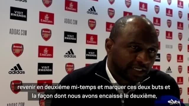 8e j. - Vieira : “Déçu de quitter le stade sans avoir gagné”