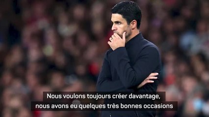 8e j. - Arteta : “Je ne pense pas que nous ayons eu de la chance”
