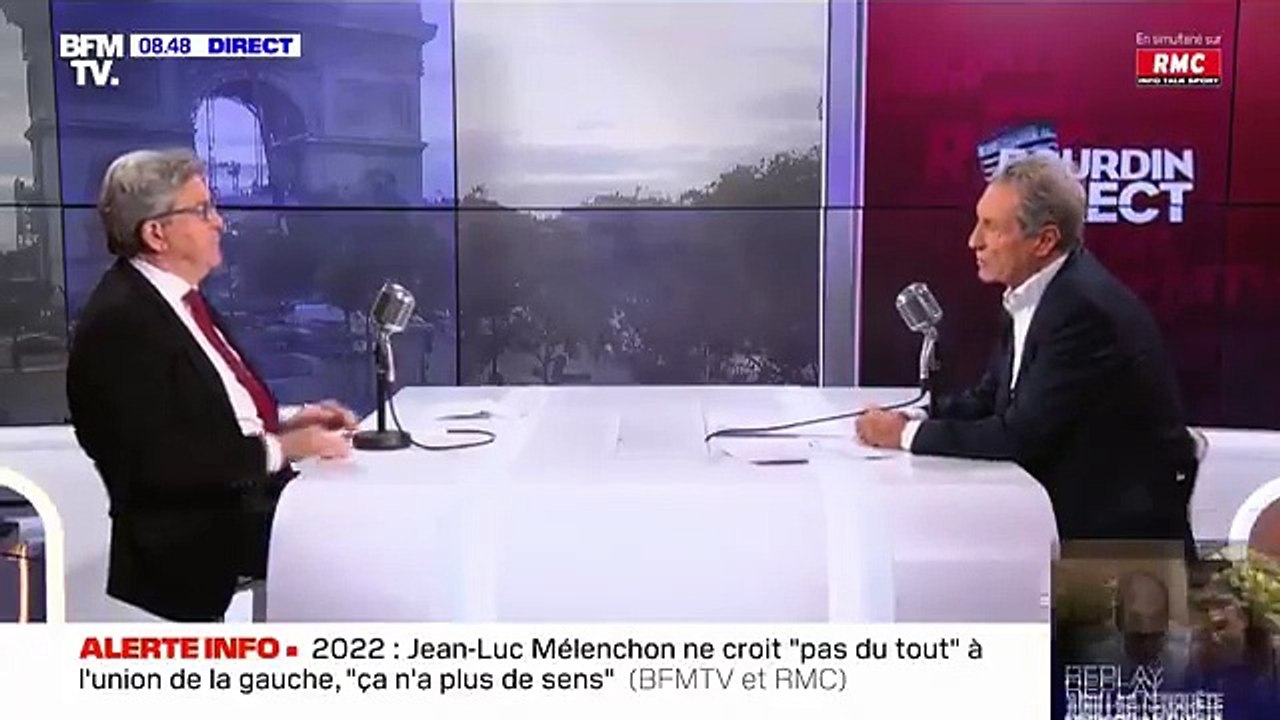 Jean-Luc Mélenchon sur Eric Zemmour: "On n'a jamais vu ça: un racisme pareil étalé, son rapport aux femmes est absolument stupéfiant" - Regardez