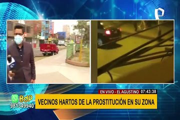 Denuncian aumento de prostitución y hostales en el Agustino