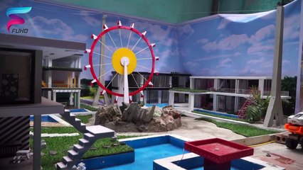 Building Miniature Modern City _ How to Build Miniature City with Cement@MCKook