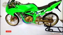 Miniature motorbike NINJA RR New handmade_HD